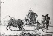 Desgracias acaecidas en el tendido de la plaza de Madrid, Francisco Goya